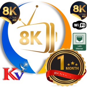 SERVICE 8K IPTV 1 MOIS